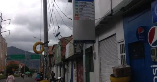 PARADERO SITP BARRIO COUNTRY COMODORO  085A01